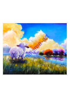 Beside Still Waters GICLEE CANVAS PRINT