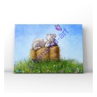 Enchanted By Ewe Sheep and Butterfly Art PRINTS